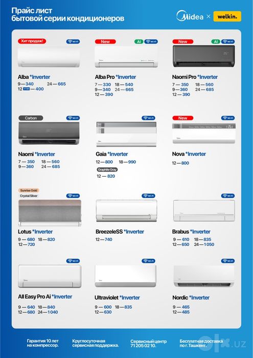 Кондиционер Midea