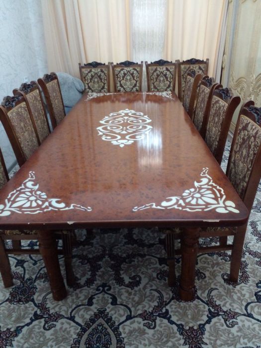 Stol stul, 12kishilik holati a'lo