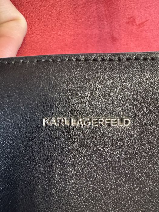 Karl Lagerfeld- чанта от естествена кожа