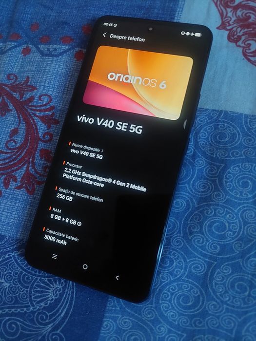 Vivo v40 5g 8 GB ram