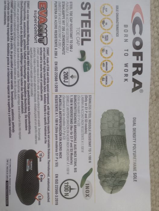Работни обувки Cofra 42номер