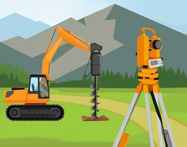 Геодезия и инженерная геология: бурение, лаборатория, отчёт