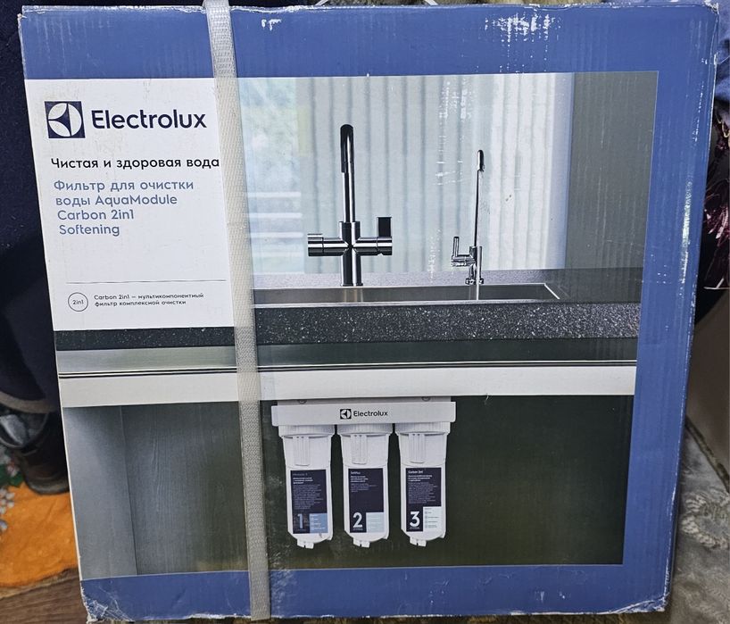 Фильтр новый для воды с краном