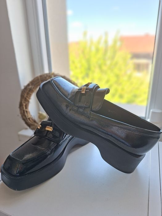 Черни елегантни Мокасини