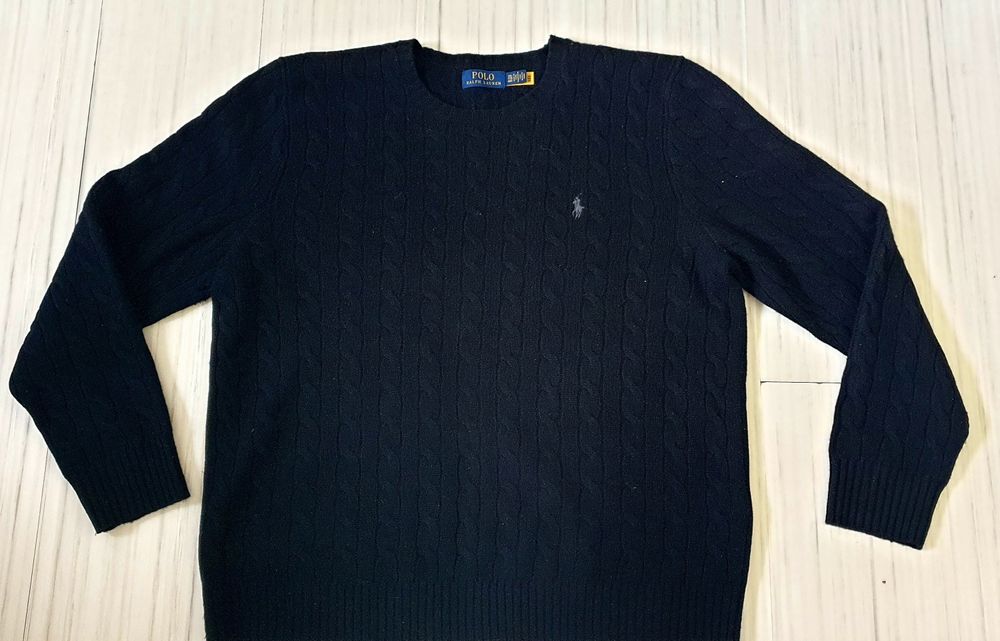 POLO Ralph Lauren Cable Wool / Knit / 2XL  ОРИГИНАЛ! Мъжки Пуловер!