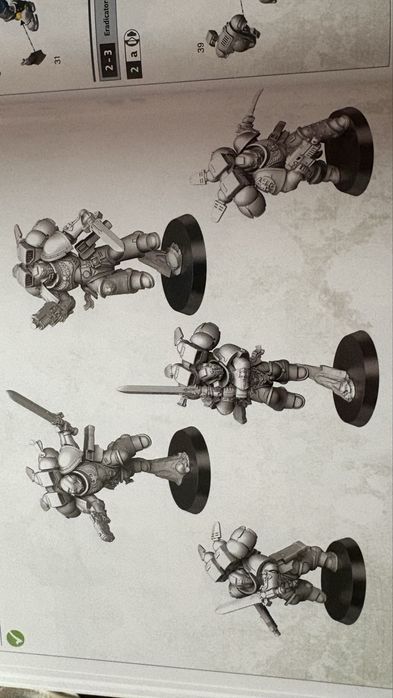 Vanguard Veteran Squad from the Armageddon box Warhammer 40 k