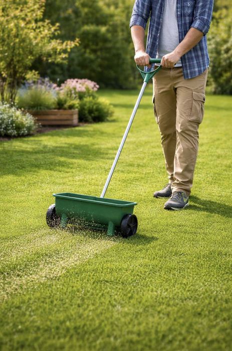 Градинска разпръсквачка за тор, семена и сол Garden Touch Spreader Wagon 4.4 л