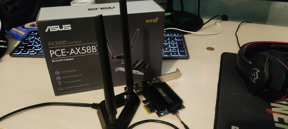 wifi адаптер + блютуз  asus
