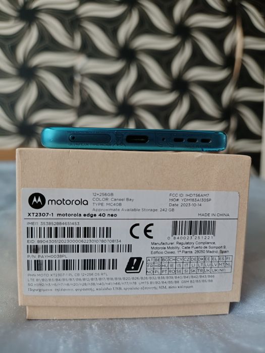 Motorola Edge 40 Neo 12GB Ram/ 256GB