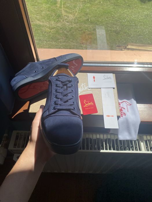 Louboutin albastru 42,43 Full box
