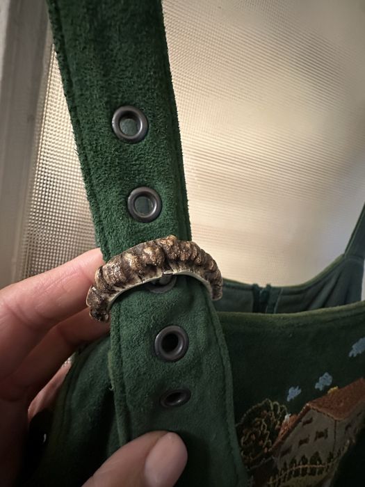 Rochie Catifea Groasa Sarafan  Dirndl  Germania 1987