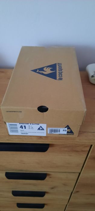 Сребристи дамски маратонки и кецове естествена кожаle coq sportif