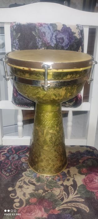 Антична стара бронзова тарамбука ; таранбука ; дарбука