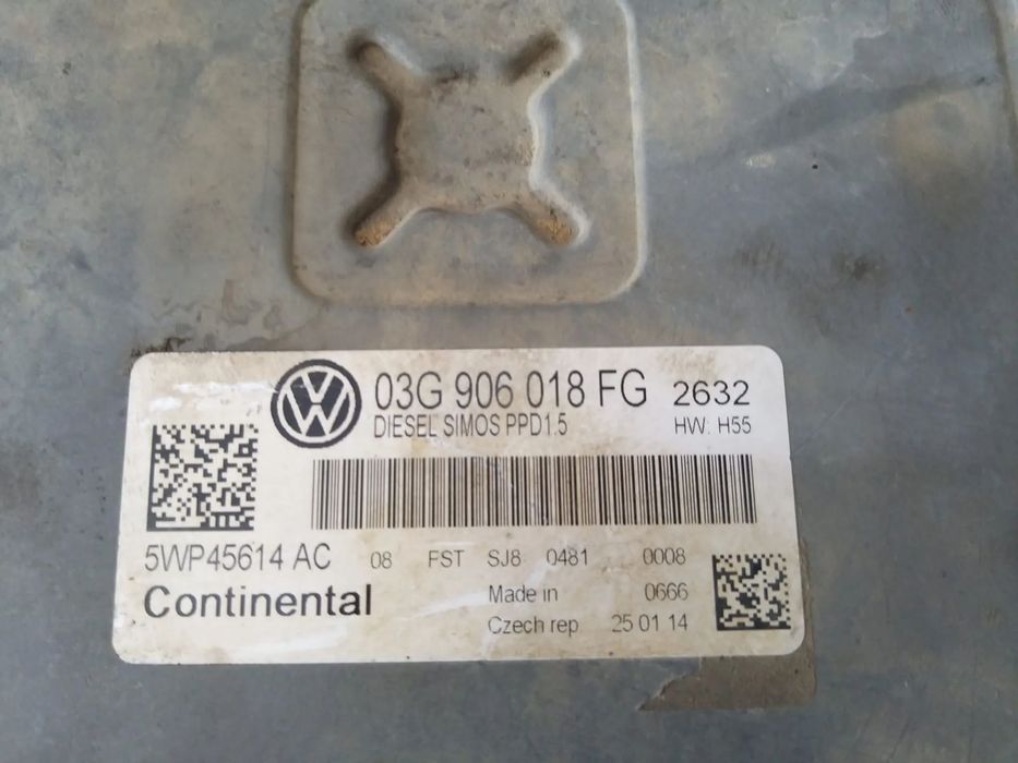 Ecu calculator motor 2.0 tdi vw passat b6 03g906018fg