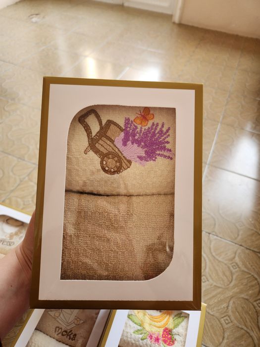 Турецкий набор салфетки в каробке(sochiq)