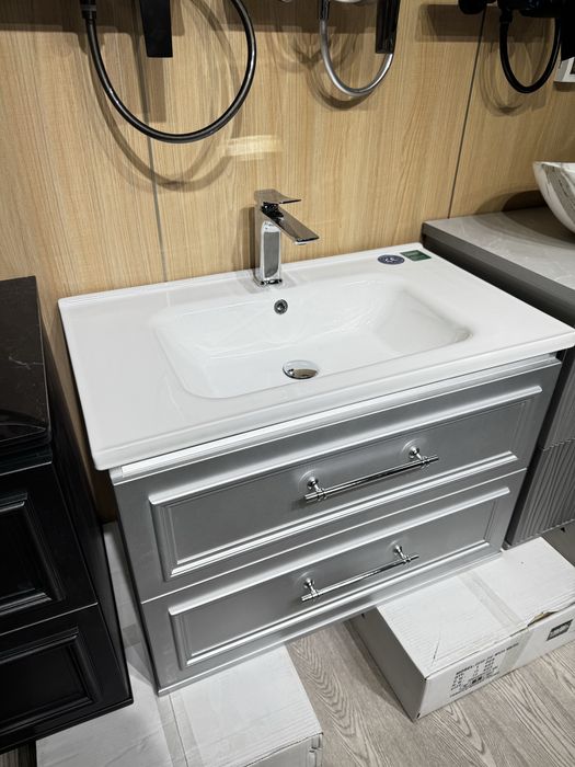 Тумба из ПВС (влагостойкий) с раковиной на любой вкус от 65