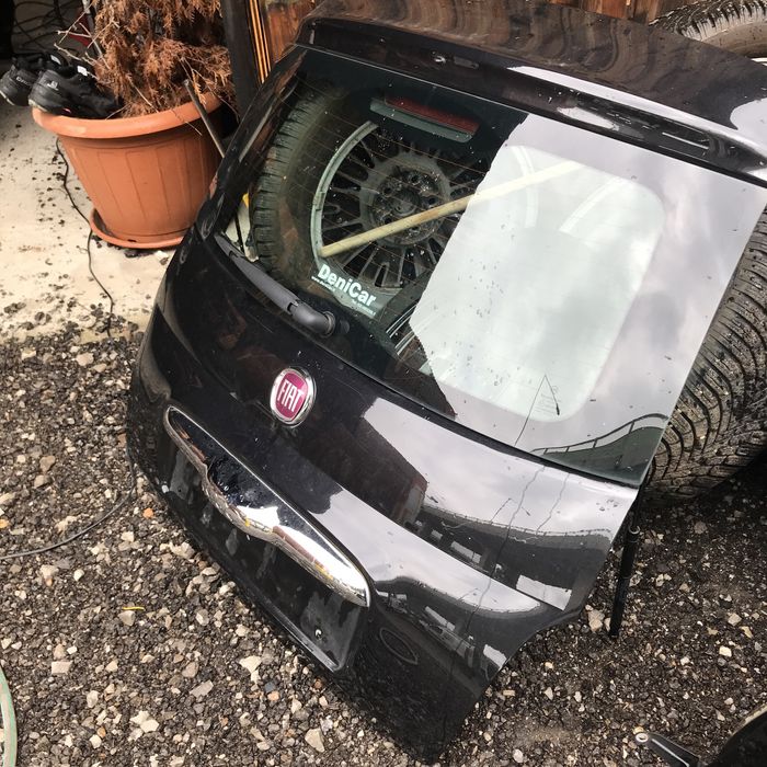 Заден капак за Фиат Fiat 500 2009-2019 година черен металик