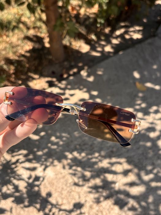 Ochelari Cartier Design Premium Maro