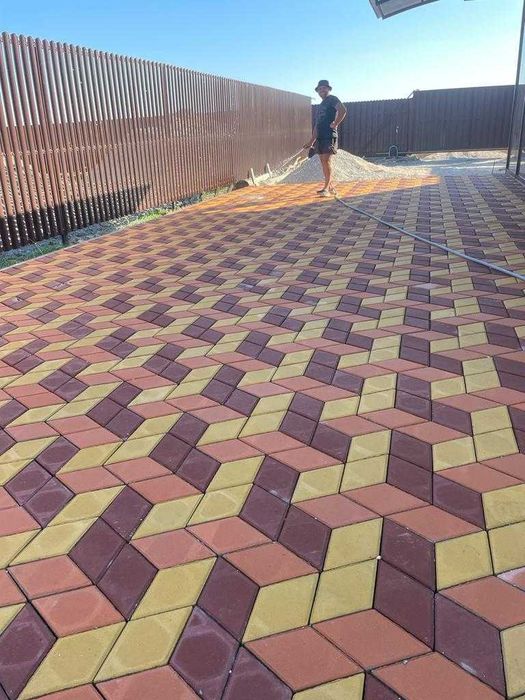 Укладка брусчатки