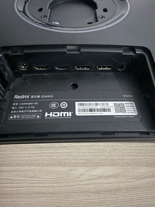 Монитор Redmi G34WQ
