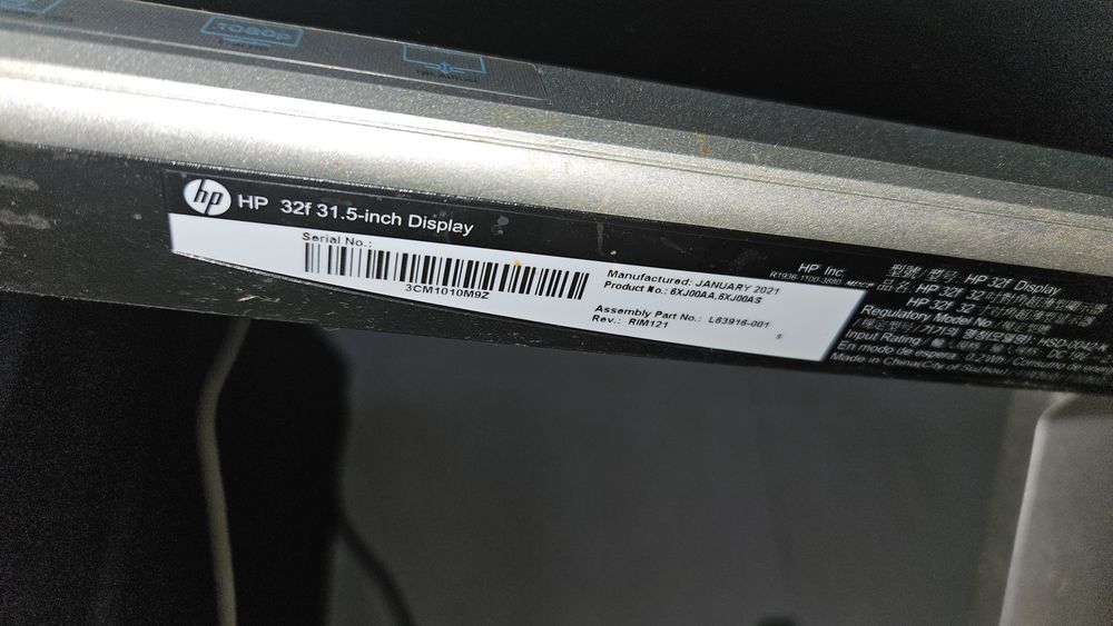 Монитор HP 32f, 32 дюйма, ips