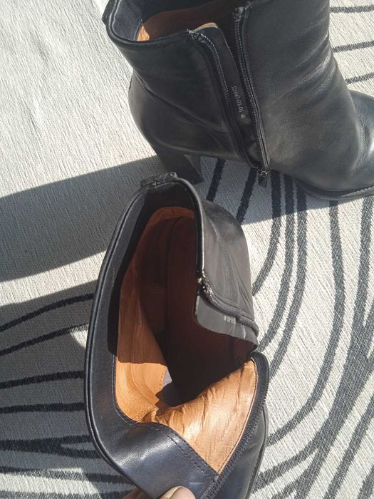 продам черные ботильоны, BASCONI