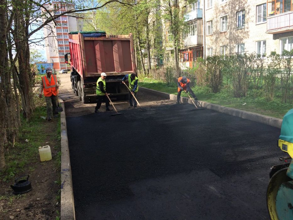Асфальтирование, благоустройство