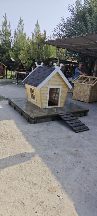 Домик для кур, гусей, лебедей, собак, кошек, птиц