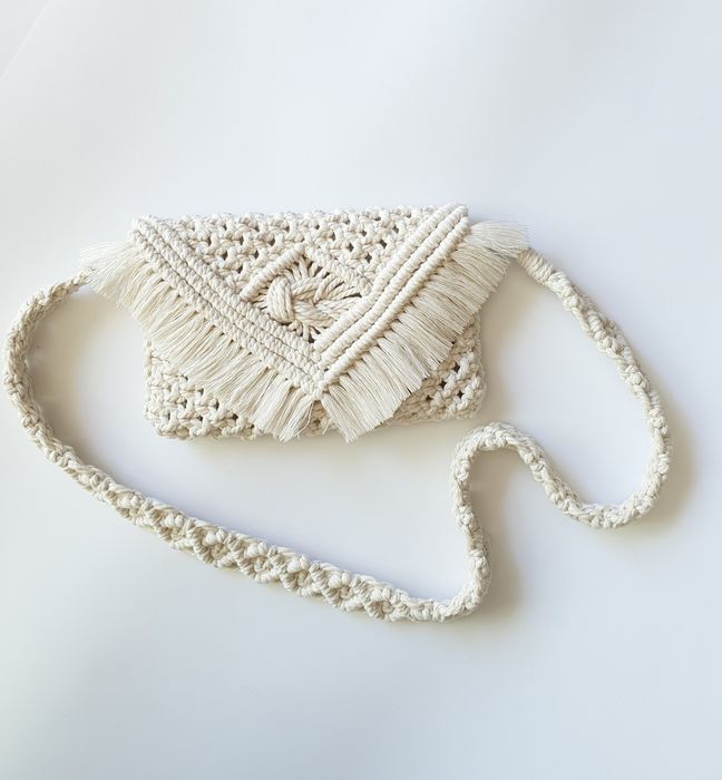 Чанти ръчна изработка в бохо стил /Плетени Клъч чанти / Макраме