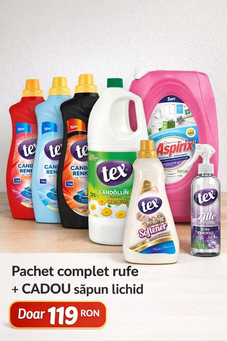 Pachet COMPLET rufe  la  preț  mic