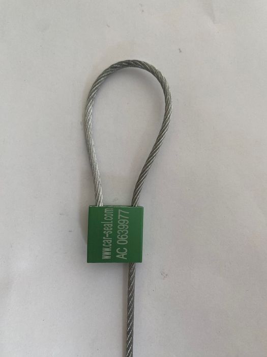 Пломба тросовая (cable seal), номерная, новая