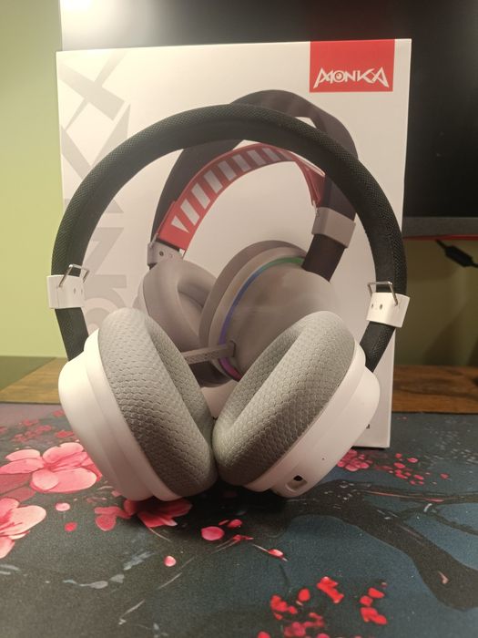 Безжични слушалки Monka Echo - tri-mode wireless gaming headset