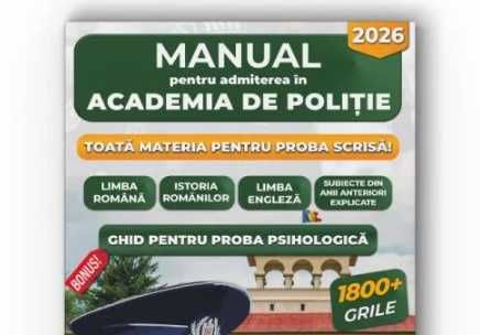 Manual admitere Academia de Poliție Devino Polițist 2026
