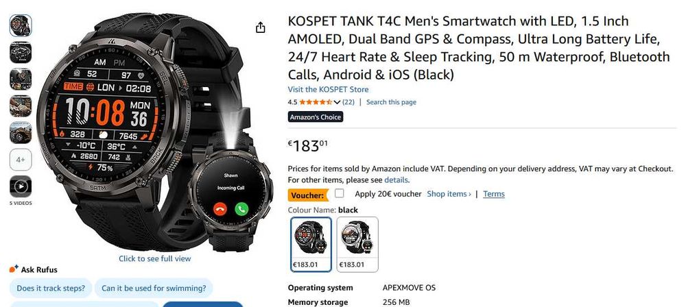 Ceas kospet fitness tracker