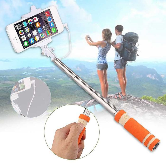НОВ SELFIE STICK (СЕЛФИ СТИКОВЕ) Работи с Android и iPhone. Селфи Стик