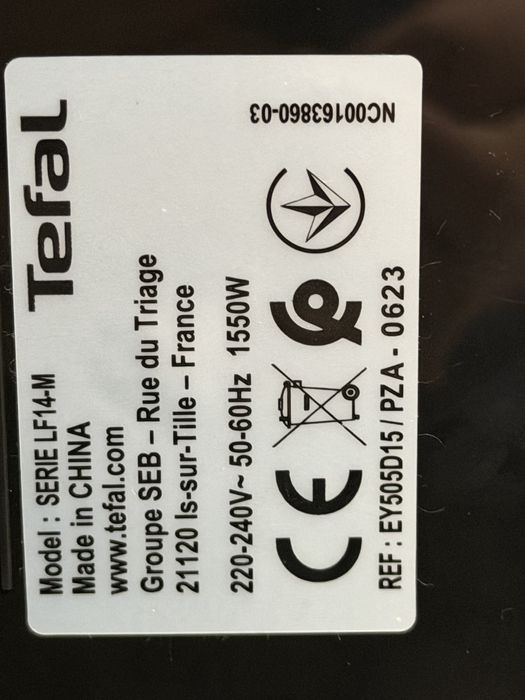 Air fryer tefal 4.2L(friteuza cu aer cal)