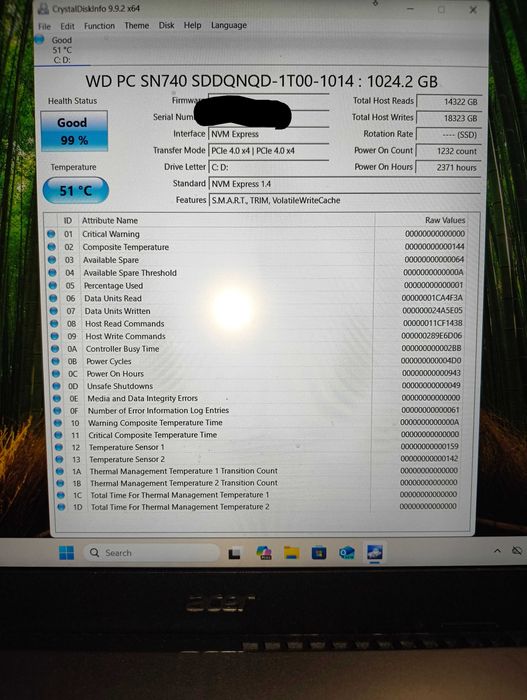 Acer Aspire A715-76G-50X6 лаптоп