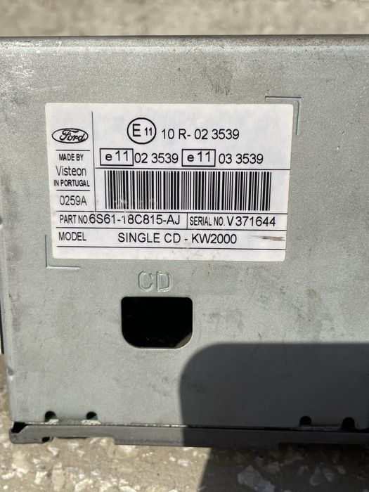 CD - player Ford Fiesta 2005-2008