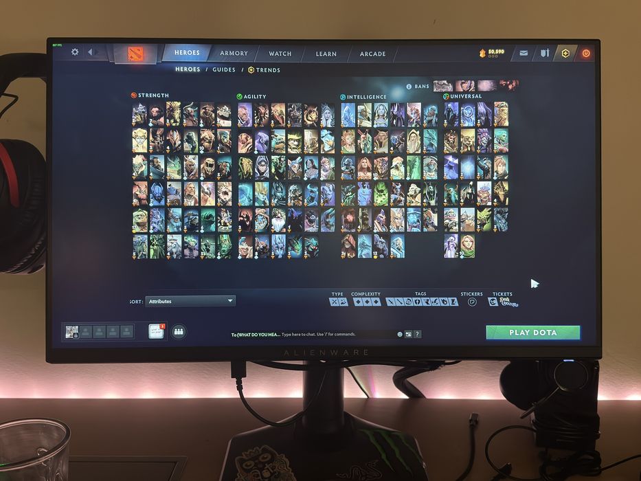 Monitor Alienware AW2523HF 360hz Gaming