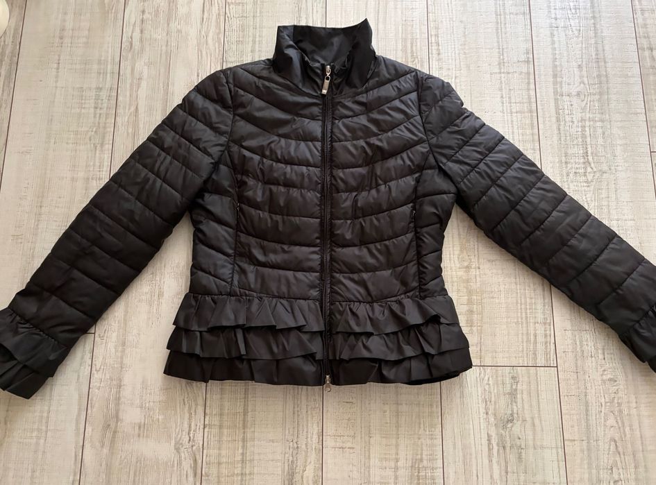 Модерно черно италианско яке