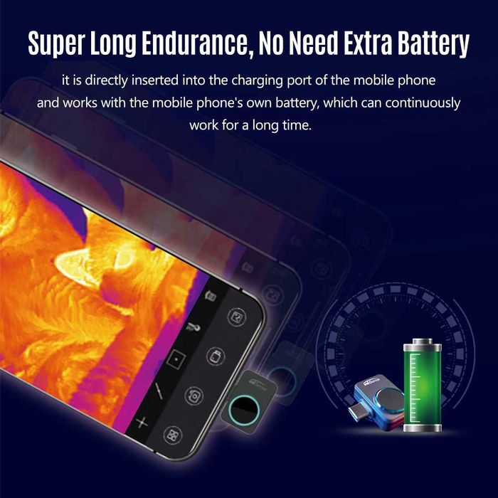 Camera cu Termoviziune InfiRay P2 Pro cu lentila Macro Termocamera