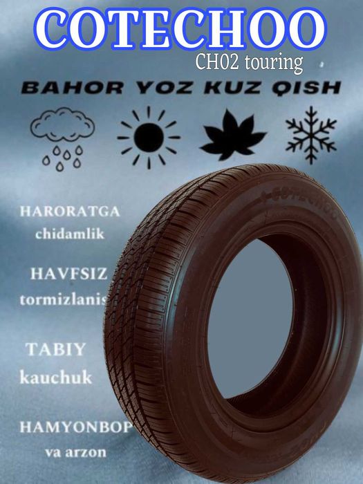 COTECHOO har mavsumlik shinlari:Butun yil davomida qulaylik va xavfsiz