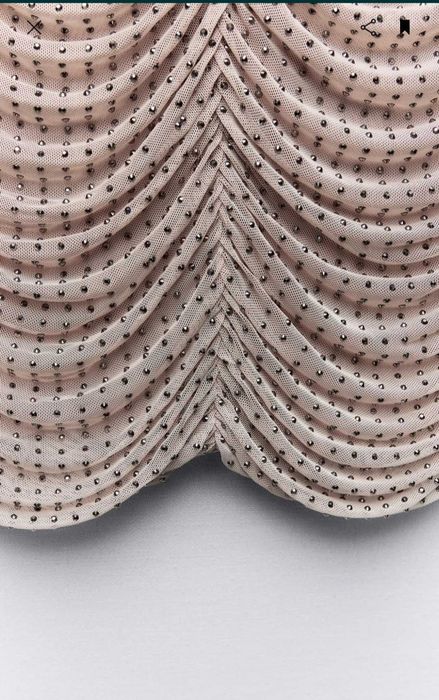 Rochie cu strasuri Zara