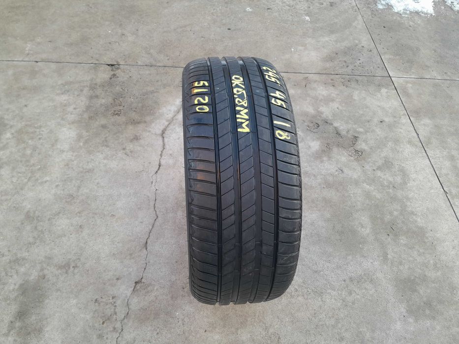 O anvelopa vara 245 45 18 bridgestone turanza T005 profil de 6,8 mm