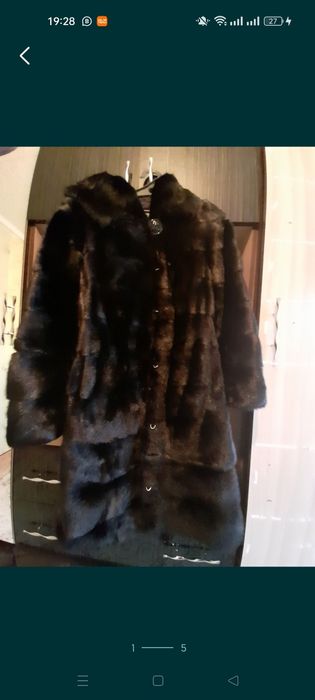 Норковая шуба б/у