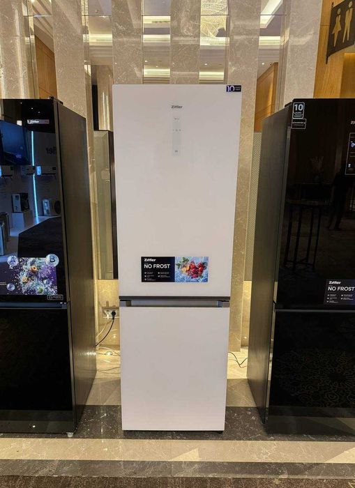 Холодильник Ziffler LRF-345BFWG Inverter  No Frost 345 л