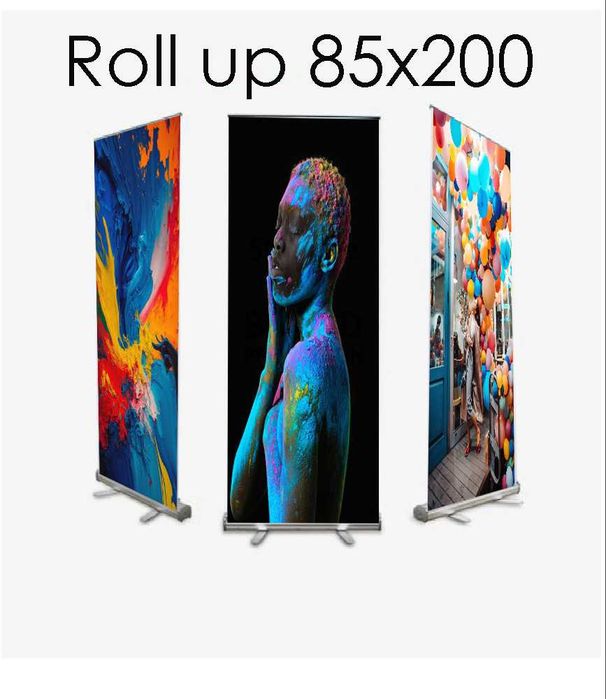 Roll up 85x200 cm - Productie 2 ore de la Bunul de Tipar!