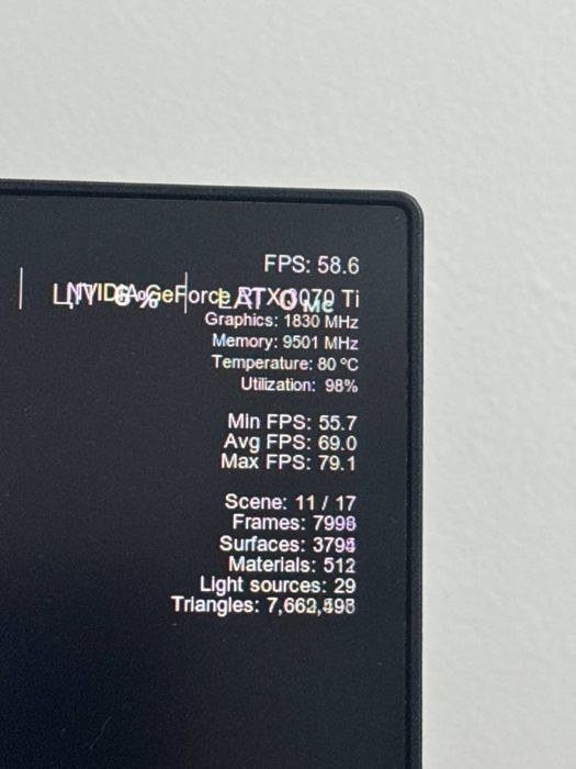 RTX 3070 TI Palit Gaming pro 8gb