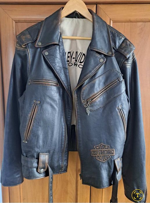 Мъжко кожено яке HARLEY DAVIDSON размер L