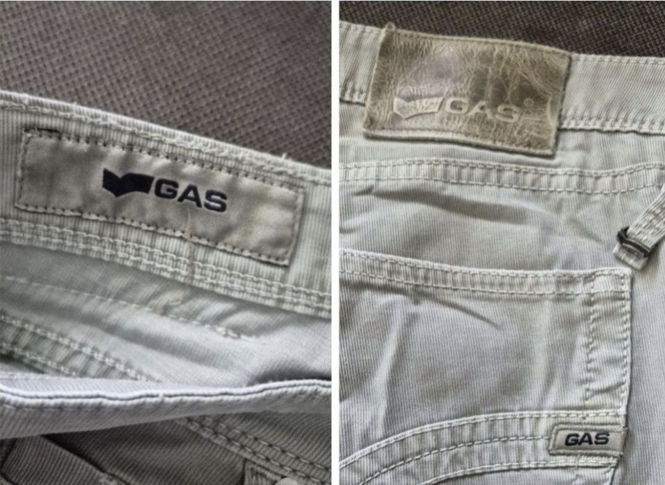 Pantaloni Chino / Blugi GAS, model Alberto, W34/L34 (Fit W32)